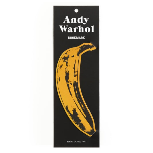 Warhol Banana Shaped Bookmark-9780735384620