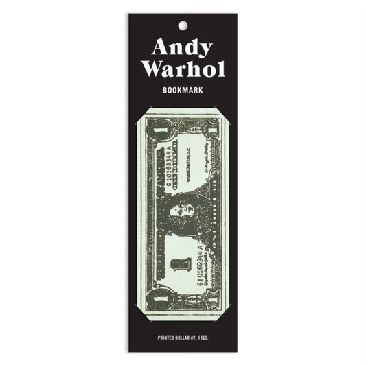 Warhol Dollar Bill Shaped Bookmark-9780735384637