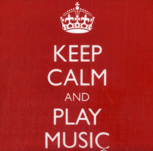 KEEP CALM PLAY MUSIC RED MEMO BLOCK-9780739091791