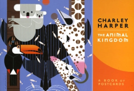Charley Harper the Animal Kingdom Book of Postcards-9780764953736