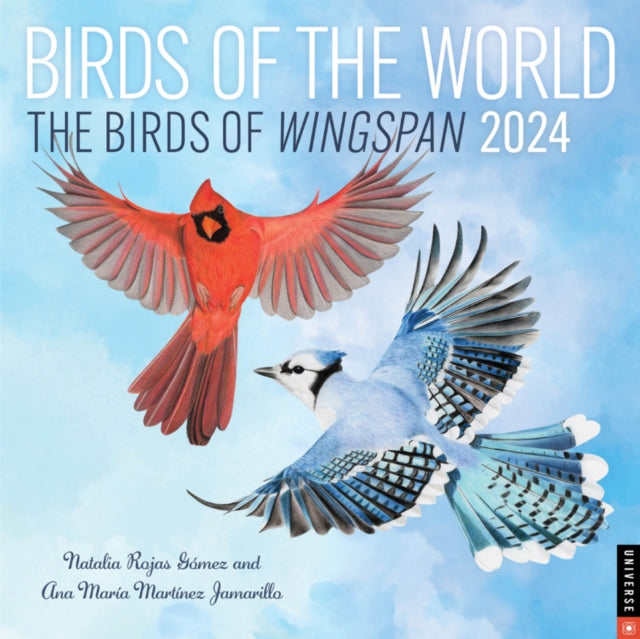 Birds of the World: The Birds of Wingspan 2024 Wall Calendar-9780789343239