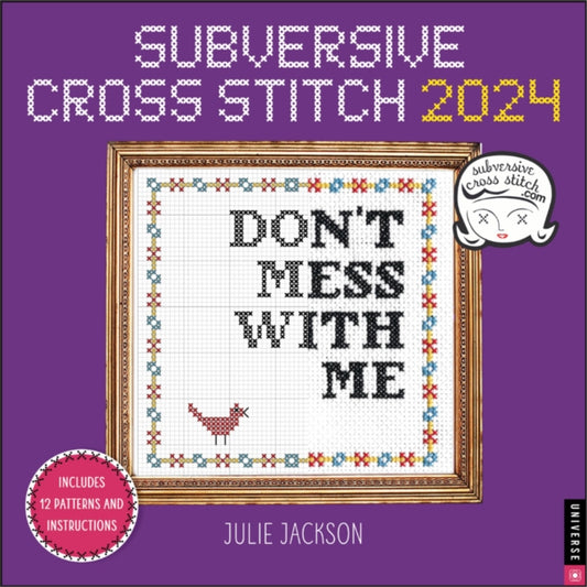 Subversive Cross Stitch 2024 Wall Calendar-9780789343642