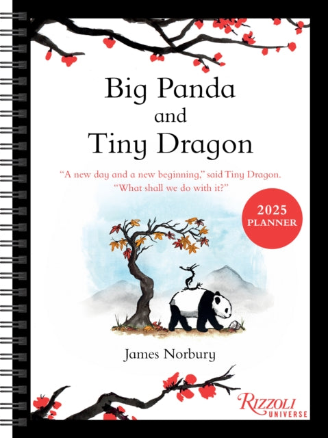 Big Panda and Tiny Dragon 12-Month 2025 Planner Calendar-9780789344656