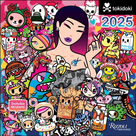tokidoki 2025 Wall Calendar-9780789345264