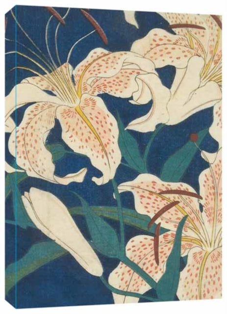 Hiroshige Spotted Lilies Dotted Paperback Journal : Blank Notebook with Pocket-9780804855648