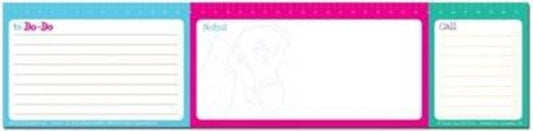 Dodo Keyboard Notepad (A3 Width) Bright : Slim Jotter Pad for Notes, Calls, to-Do Lists with a Handy Metric Ruler Printed at the Top of Each Sheet, That Tucks Up to a Desktop or Laptop Keyboard (KBNB)-9780857701251
