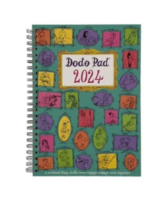 The Dodo Pad A5 Diary 2024 - Calendar Year Week to View Diary : A Diary-Organiser-Planner Book with space for up to 5 people/appointments/activities. UK made, sustainable, plastic free-9780857703293