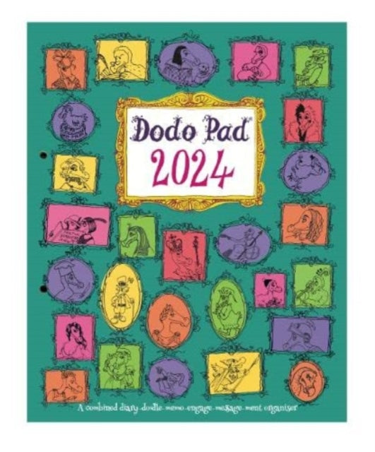 The Dodo Pad LOOSE-LEAF Desk Diary 2024 - Week to View Calendar Year Diary : A 2 hole punched loose leaf Diary-Organiser-Planner for up to 5 people/activities. UK made, sustainable, plastic free-9780857703316