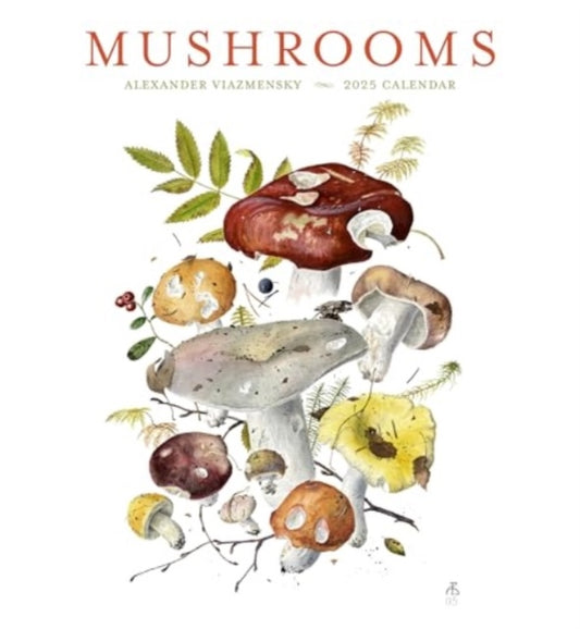 Mushrooms: Alexander Viazmensky 2025 Wall Calendar-9781087509419