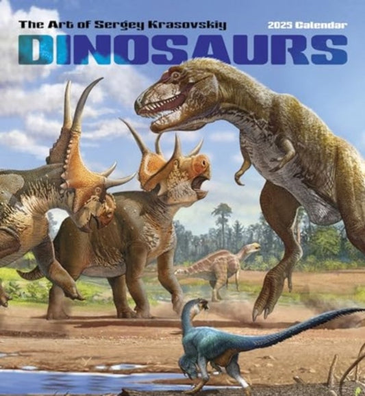 Dinosaurs: The Art of Sergey Krasovskiy 2025 Wall Calendar-9781087509433