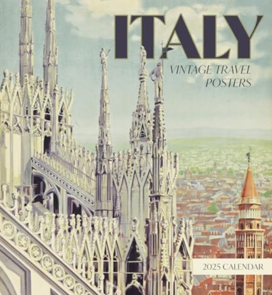 Italy: Vintage Travel Posters 2025 Wall Calendar-9781087509471