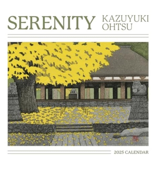 Serenity: Kazuyuki Ohtsu 2025 Mini Wall Calendar-9781087509921