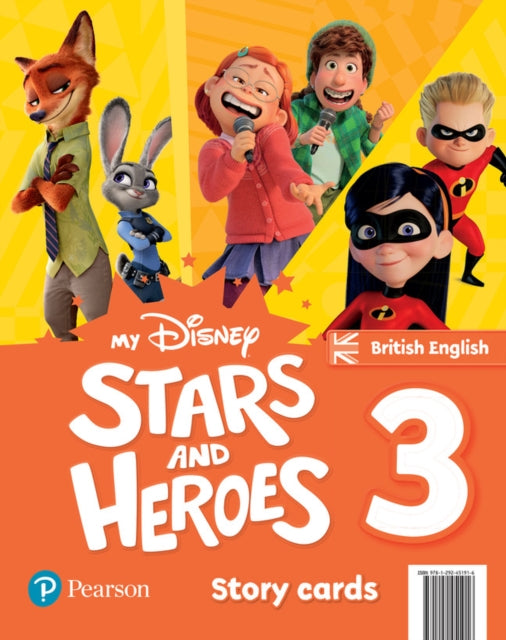 My Disney Stars and Heroes British Edition Level 3 Story Cards-9781292451916