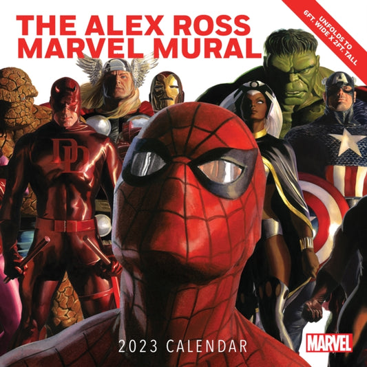 Alex Ross Marvel Mural 2023 Oversized Wall Calendar-9781419763359