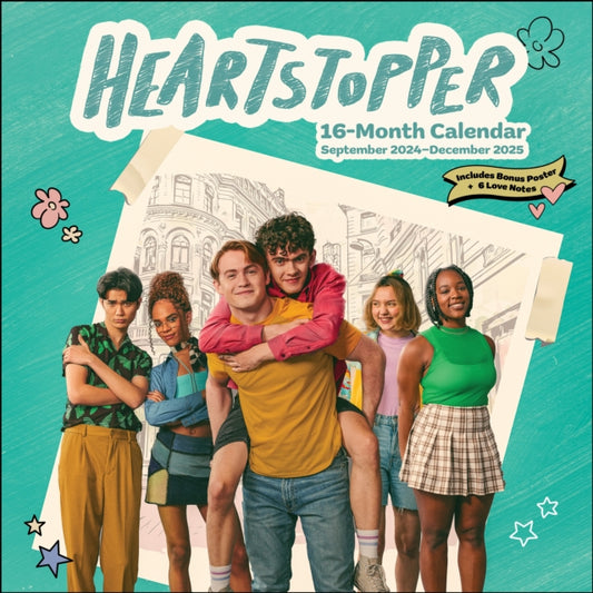 Heartstopper 16-Month 2024-2025 Wall Calendar with Bonus Poster and Love Notes-9781419770654