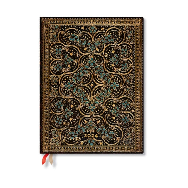Restoration (The Queen's Binding) Ultra Vertical 12-month Dayplanner 2024 (Elastic Band Closure)-9781439705049