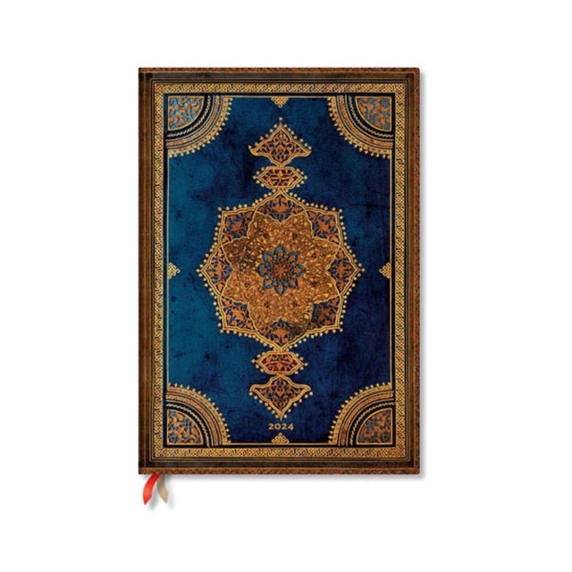 Safavid Indigo (Safavid Binding Art) Grande 12-month Dayplanner 2024-9781439705124