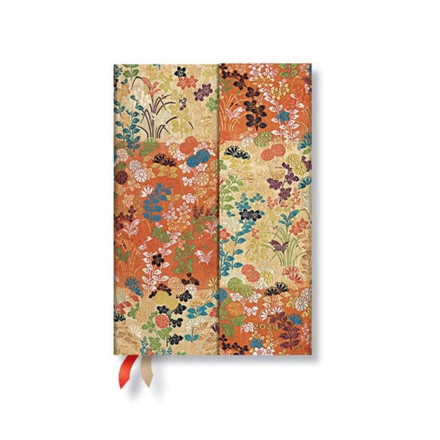 Kara-ori (Japanese Kimono) Mini 12-month Dayplanner 2024-9781439706572