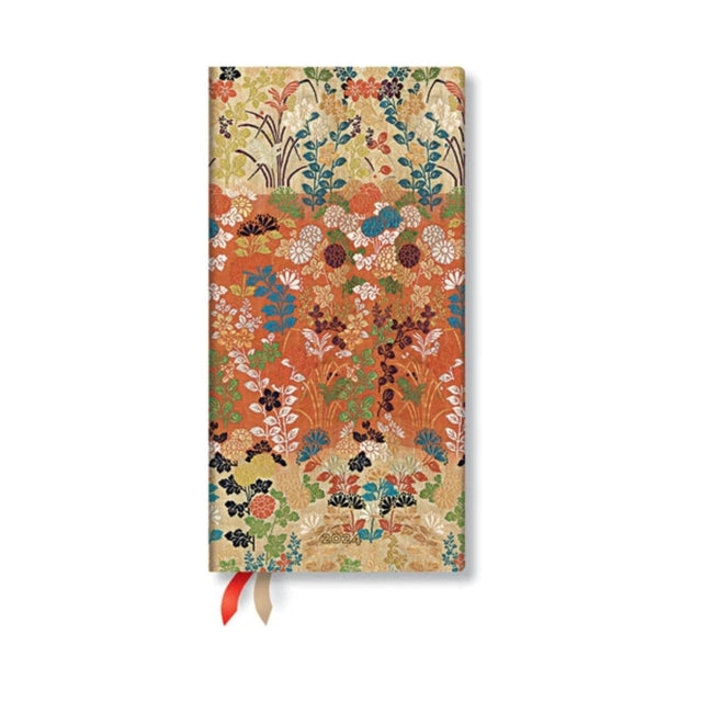 Kara-ori (Japanese Kimono) Slim Verso 12-month Dayplanner 2024-9781439706688
