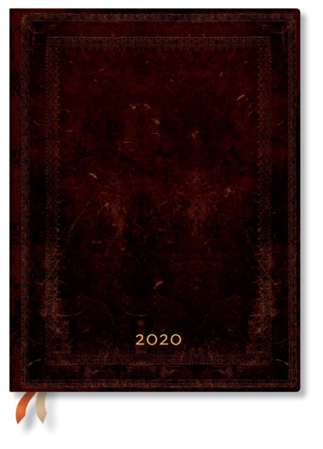 Black Moroccan Bold Ultra day-at-a-time 2020 Diary-9781439763025