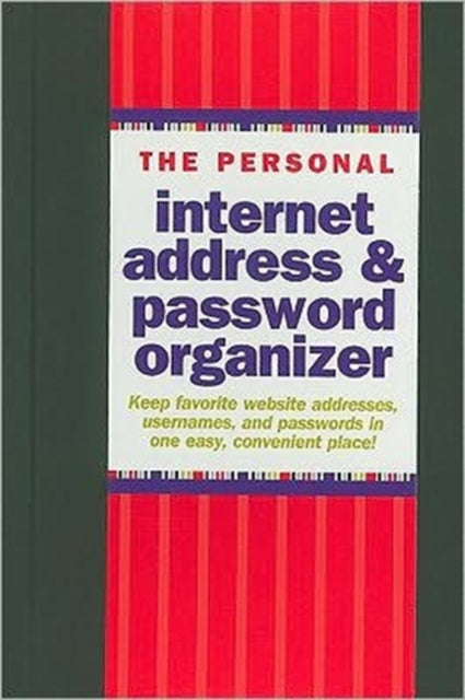 Internet Address Password Log Black-9781441303257