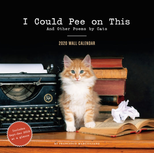 I Could Pee on This 2020 Wall Calendar-9781452177243