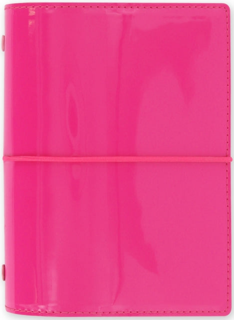 Filofax Pocket Domino Patent hot pink organiser-9781472612380