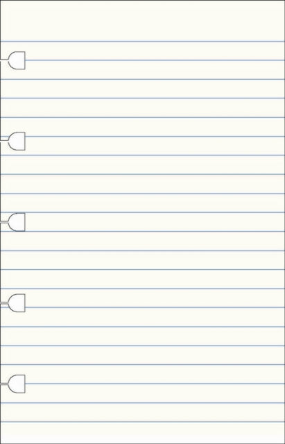 Filofax Pocket Notebook refill - ruled paper white-9781472618597