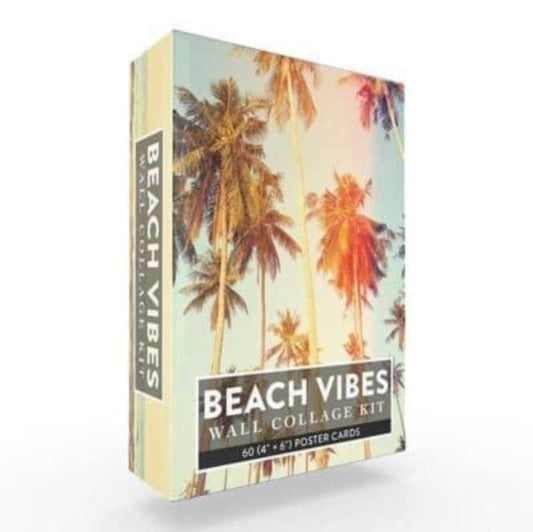 Beach Vibes Wall Collage Kit : 60 (4 x 6) Poster Cards-9781507220924