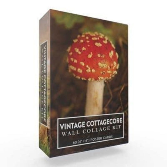 Vintage Cottagecore Wall Collage Kit : 60 (4 x 6) Poster Cards-9781507220931