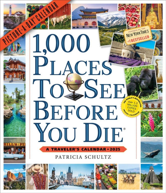 1,000 Places to See Before You Die Picture-A-Dayr Wall Calendar 2025 : A Traveller's Calendar-9781523524907
