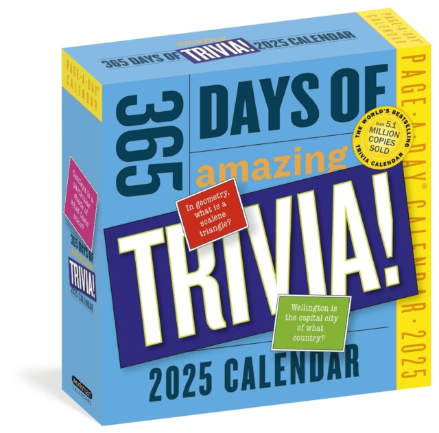 365 Days of Amazing Trivia Page-A-Dayr Calendar 2025 : The World's Bestselling Trivia Calendar-9781523524921