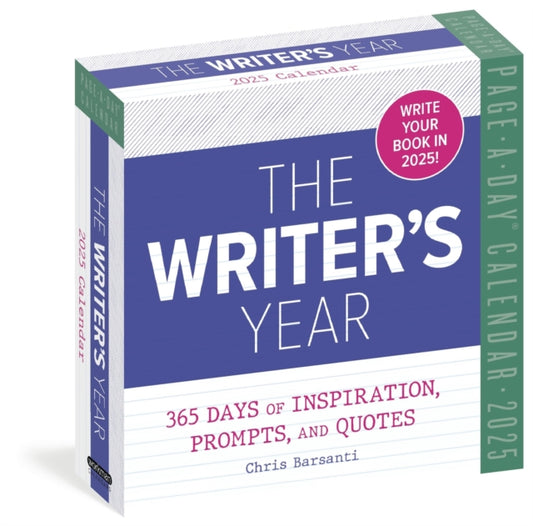 Writer's Year Page-A-Dayr Calendar 2025 : 365 Days of Inspiration, Prompts, and Quotes-9781523525812
