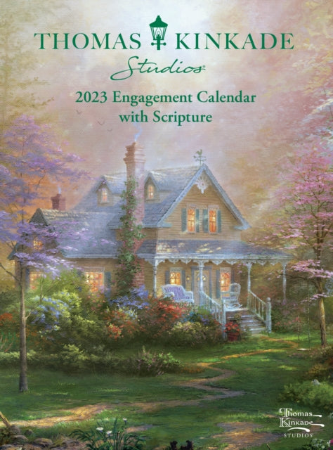 Thomas Kinkade Studios 12-Month 2023 Monthly/Weekly Engagement Calendar with Scripture-9781524872595