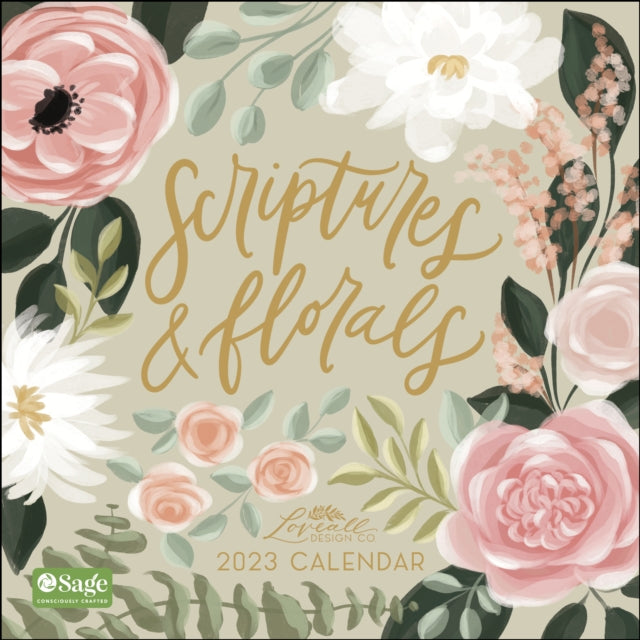 Scriptures and Florals 2023 Wall Calendar-9781524874667