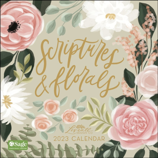 Scriptures and Florals 2023 Wall Calendar-9781524874667