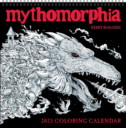 Mythomorphia 2023 Coloring Wall Calendar-9781524875244