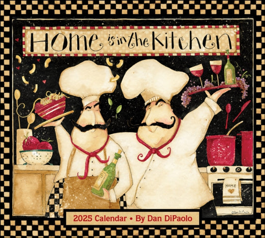 Home is in the Kitchen 2025 Deluxe Wall Calendar-9781524887049
