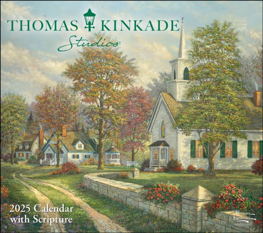 Thomas Kinkade Studios 2025 Deluxe Wall Calendar with Scripture-9781524889180