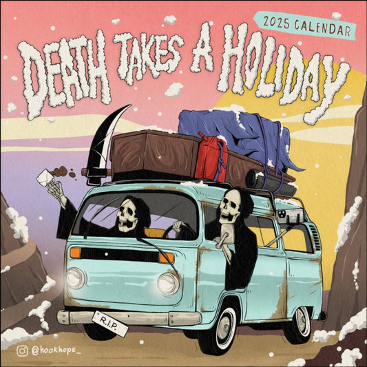 Death Takes a Holiday 2025 Wall Calendar-9781524889357