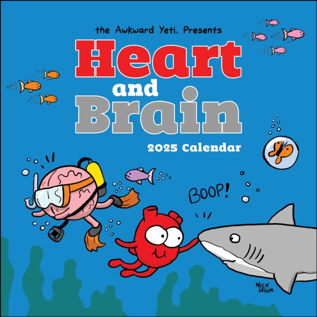 Heart and Brain 2025 Wall Calendar-9781524889418