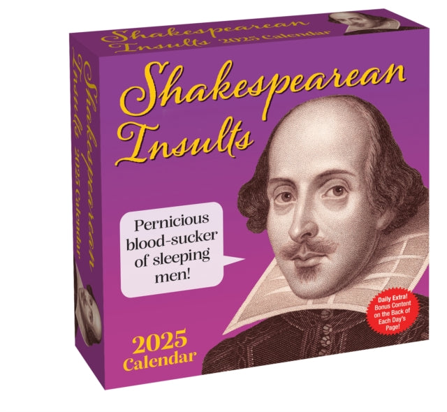 Shakespearean Insults 2025 Day-to-Day Calendar-9781524889470