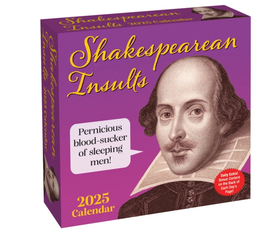 Shakespearean Insults 2025 Day-to-Day Calendar-9781524889470