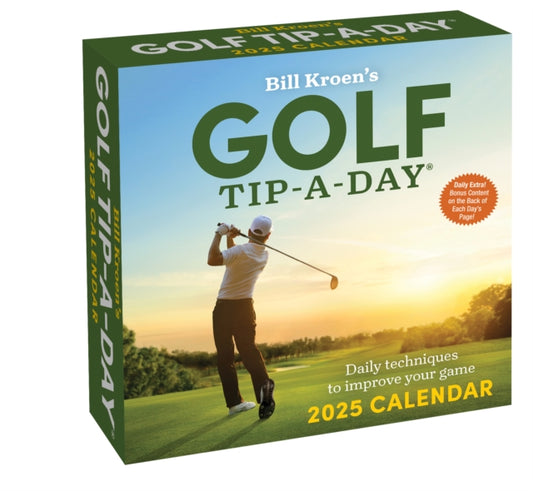 Bill Kroen's Golf Tip-A-Day 2025 Calendar-9781524889586