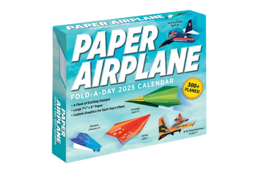 Paper Airplane 2025 Fold-A-Day Calendar-9781524891053