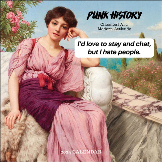 Punk History 2025 Wall Calendar : Classical Art, Modern Attitude-9781524892005