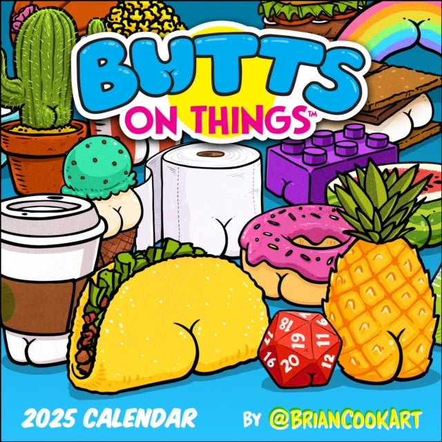 Butts on Things 2025 Wall Calendar-9781524892340