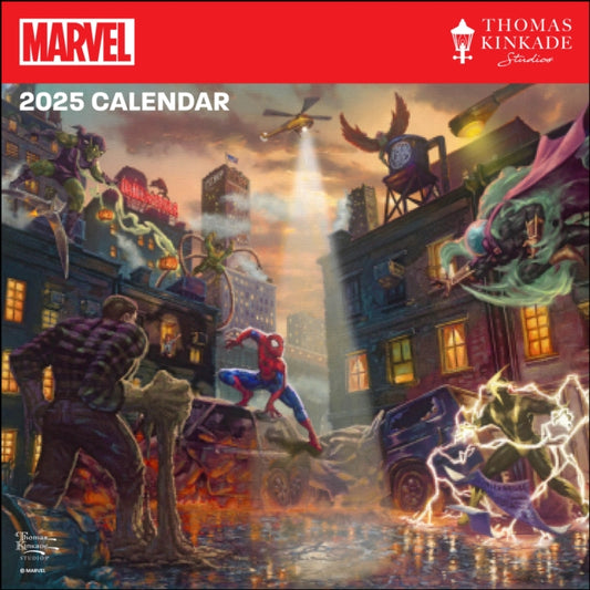 MARVEL by Thomas Kinkade Studios 2025 Wall Calendar-9781524892791