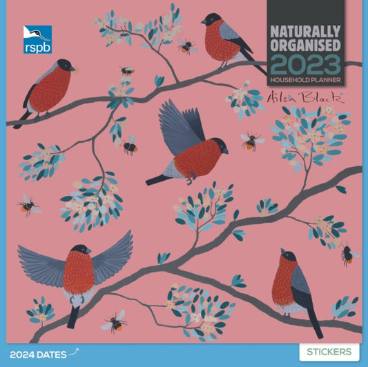 Ailsa Black, RSPB Household Square Wall Planner Calendar 2023-9781529823431