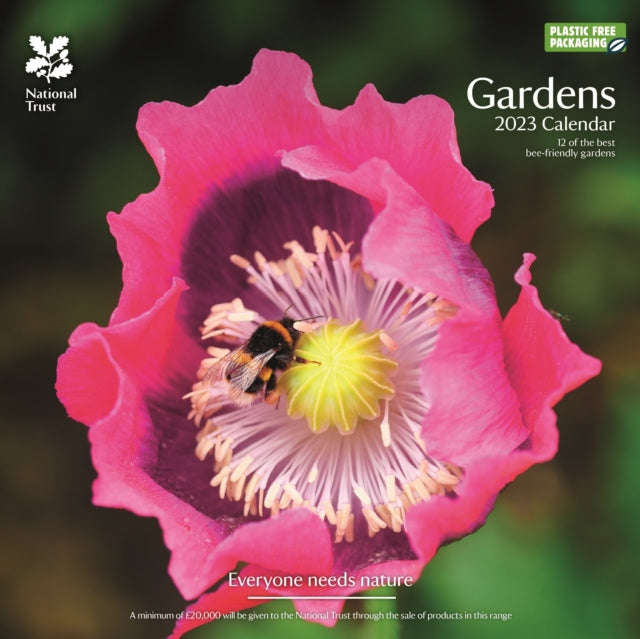 National Trust Gardens Square Wall Calendar 2023-9781529823547